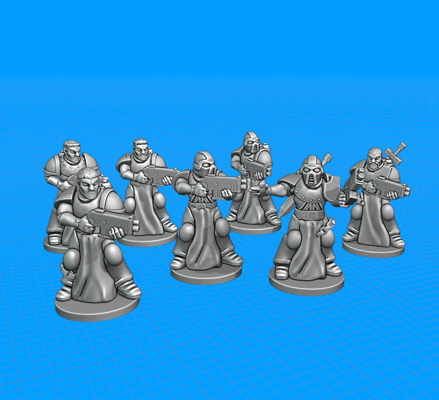 Figurines Battle Brothers Cults, modèles MicroWarfare